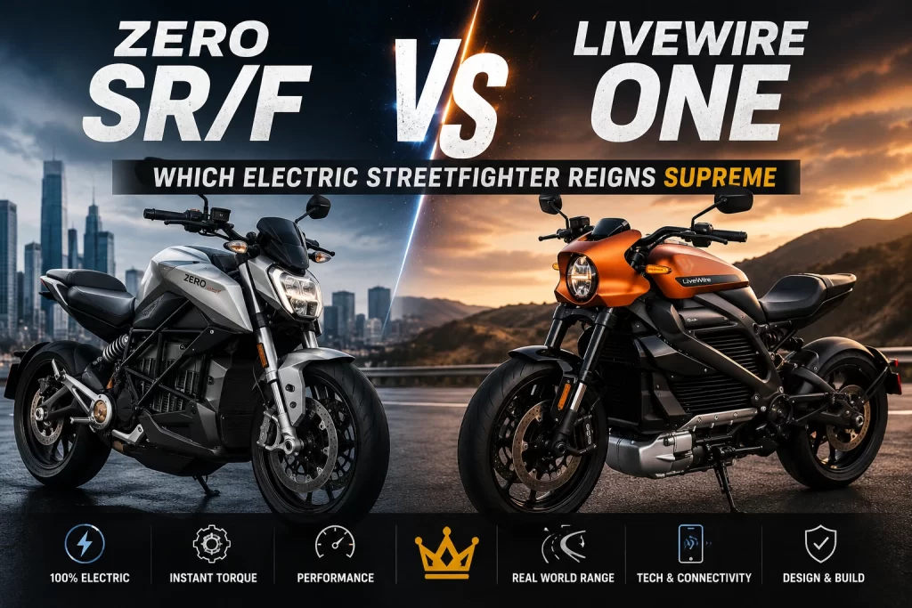 Zero SRF vs LiveWire One Which Electric Streetfighter Reigns Supreme