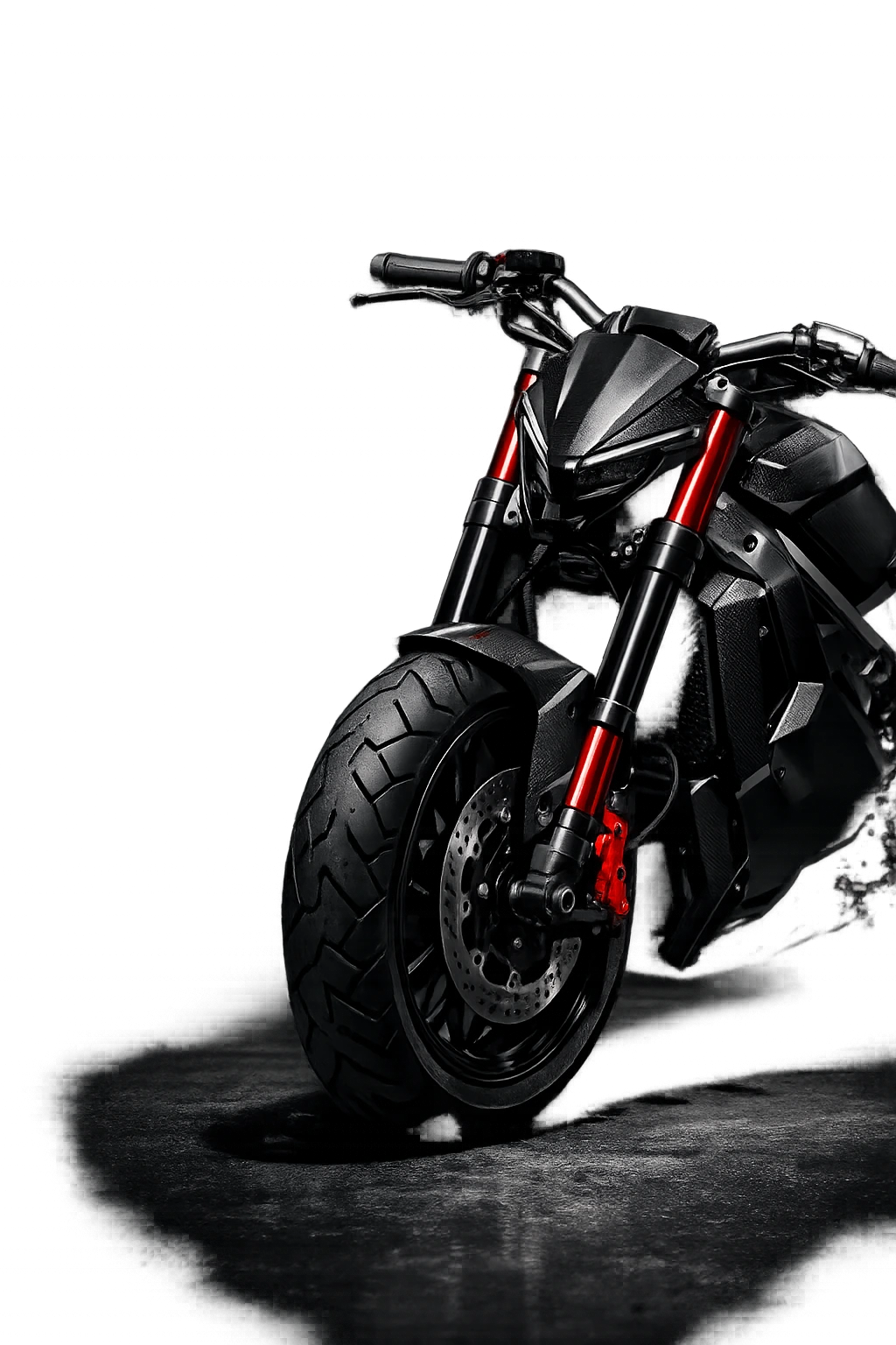 High-performance electric bike with aggressive stance and precision engineering